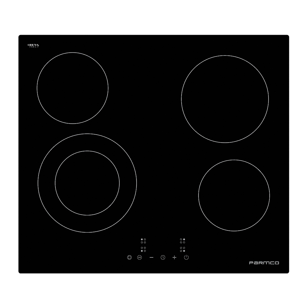 600mm, Ceramic, Black, 4 Element Cooktop I Series 3